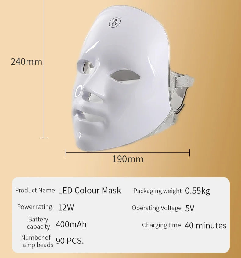 LED Beauty Mask & Neck Wrapper Set